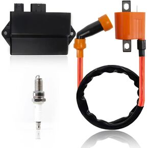 Ignition Coil CDI BOX Spark Plug for Yamaha Warrior 350 YFM350 1997-2001 3GD-85540-40-00 3GD-82310-10-00