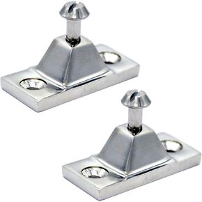 2 Pack Boat Deck Hinge Bimini Top Side Mount, 316 Stainless Steel Deck Hinge Fitting Hardware