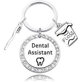 Teeth Jewelry Teeth Charm Keychain Dental Assistant Jewelry Dental Assistant Gift Dental Student Gift Teeth gift