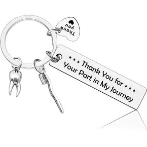 Dentist Gifts Appreciation Keychain Dental Hygienist Gifts Thank You Gifts for Dental Dentist Dentist Assistant Female Dentist Gift New Dentist Orthodontist Gift Retirement Christmas Birthday Gift