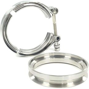 3" V-band Flange Clamp Kit Fit Borg Warner EFR Turbo 6258 6758 7163 7064 7670 9180