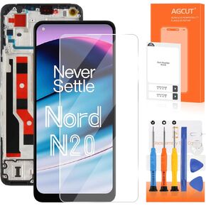 INCELL for OnePlus Nord N20 5G Screen Replacement for OnePlus Nord N20 5G LCD Display GN2200 CPH2459 LCD Digitizer Touch Screen Assembly Repair Part with Frame