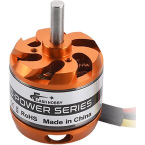 FLASH HOBBY D3536 910KV Brushless Outrunner Motor with 2-4s Lipo (910kv)