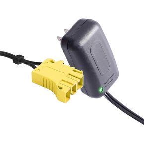 24 Volt Battery Charger for Peg-Perego, 24V Charger Works with Peg-Perego John Deere Gator XUV 6x4 Polaris Sportsman 850 Polaris Ranger RZR Powered Ride On Car Replacement Power