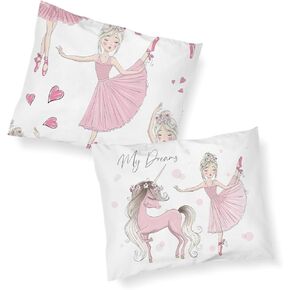 Pillowcases (Ballet Love), 13.5 x 17.5