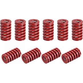 uxcell 3D Printer Die Spring, 20pcs 14mm OD 20mm Long Spiral Stamping Medium Load Compression Mould Die Springs for 3D Printer Electric Part, Red