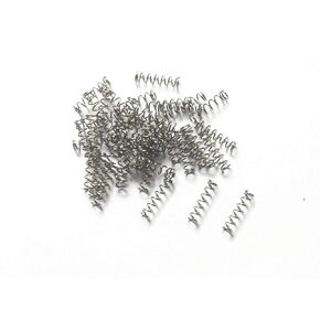 XJSXZC Stainless Steel Compression Springs Silver Tone 0.5x5x15mm 20 Pcs