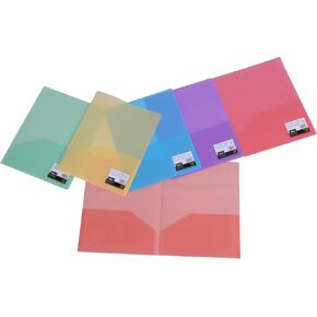 مجلد جيبين خفيف الوزن من فيليكسيك، ألوان متنوعة (50043-3120)، عبوة من 12 قطعة in Kuwait