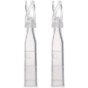 إدراج قارورة HPLC، 9-425 قارورة إدراج بلاستيكية تناسب قارورة عينة تلقائية 2 مل، إدراج بلاستيكي شفاف مع زنبرك بولي، حجم 250ul، 6 * 29 مم، حزمة من 100 in Kuwait