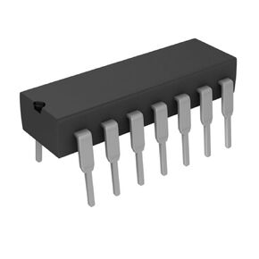 10PCS SN74LS266N IC Quad 2-in EX-NOR W/OC 14-DIP LS266 74LS266