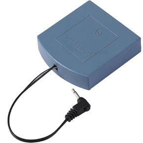 External Power Supply Box with 2.5mm and 3.5mm Jack for Some Safe Box with External Battery Supply Like BARSKA Safe, 4 AA Battery Holder with Wires, 6V Backup Power Source for The Safe Box