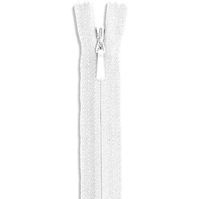 24 inch Invisible Zipper White Non Separating Zipper Nylon White Zipper Crafts 24" Zipper for Sewing