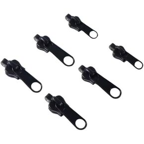6pcs Universal Instant Fix Zipper Repair Kit Replacement Zip Slider Teeth Zippers Design Arts, Crafts and Sewing Notions and Supplies (Black)