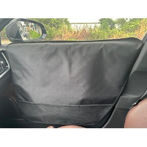Dog Car Door Protector Vehicle Door Cover Protector for Dogs Pet Car Door Cover Anti-Scratch Waterproof Car Door Covers Guard Durable 600D Oxford Dog Car Door Protector 29" x 22" - 2 Pack