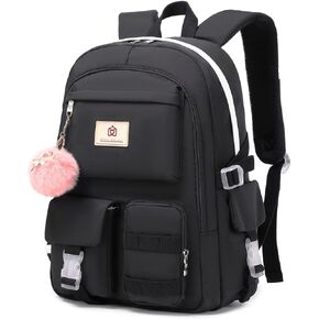 Backpack for Girls Laptop Backpacks 15.6 Inch College Cute Bookbag Anti Theft Primary Elementary School Bag Casual Daypack for Students Teens Girls Women (Pink)