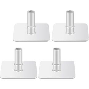 Universal Rubber Duck Plug With Upgraded Removable Gel Tape,Rubber Duck Dash Mounts For Car,4 Pack Rubber Duck Stand Holder For Jeep Wrangler(White)