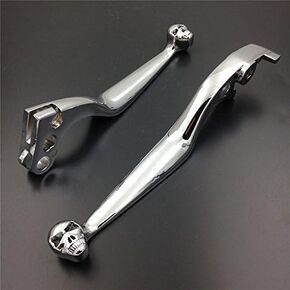 SMT-Chrome Brake Clutch Skull Hand Lever Compatible With Honda Shadow 600 750 1100 Magna 750 [B00RUE5CUW] in Saudi Arabia