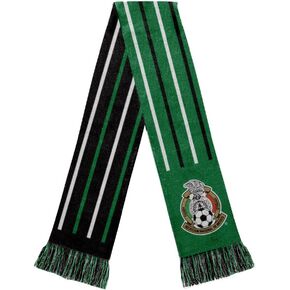Icon Sports Mexico National Soccer Team Reversible Soccer Scarf in Green,One Size,FMF21SC