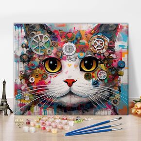 Rebotipy Painting by Numbers Kit for Adults,Master Chief Rave Party Paint by Numbers for Beginner,Oil Painting Acrylic Paints for Home Decor 16x20 Inch