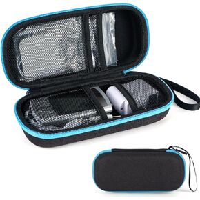 Hard Travel Case for TENS Unit and Electrode Pads,Portable Carrying Case Compatible with TENS Devices and Accessories,Shockproof and Waterproof (Case Only)