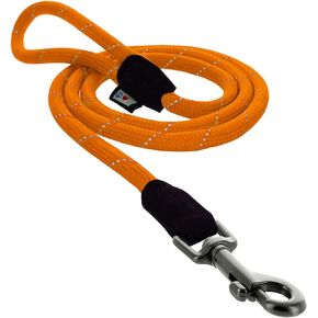 Pawtitas 6FT Training Dog Leash Durable Small Rope Leash for Dogs Premium Quality Heavy Duty Rope Lead Strong and Comfortable - Pink Puppy Leash
