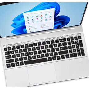 Keyboard Cover for 2023 HP Laptop 15.6" 15-fc/fd fc0046nr fc0757ng fc0093dx fc0030tg fc0025tg fc0013od fc0081nr fc0157nr fc0047nr fd0083wm fd0099nr fd0025st fd0096tu,HP Pavilion 15-eg/eh Skin-Black