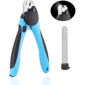 Dog Nail Clippers with Light,Pet Nail Clippers for Large Dog or cat,Dog Nail Trimmers with Quick Sensor Light