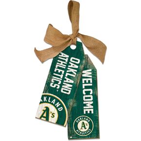MLB Oakland Athletics Unisex Oakland Athletics Team Tags, Team Color, 12 inch