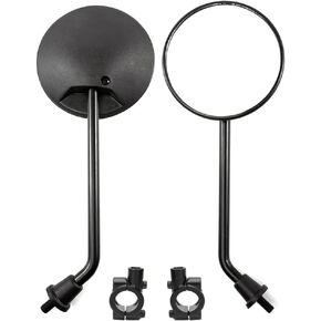 Kucehiup Skull Skeleton Hand Rearview Distinctive Side Mirror 8mm 10mm Handlebar Mirror Mount Holder Clamp Adaptor for Motorcycle Scooter Bicycle Moped Bike Standard Bike(Black)