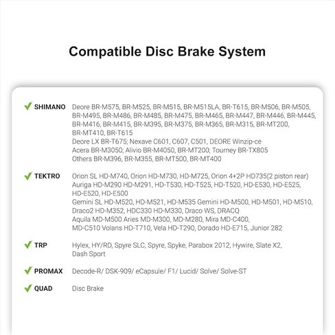 TOP BRAKE Disc Bike Brake Pads for Shimano Deore BR-M515/525/375/M575/M515 T615 T675 M505 TRP Hylex, HY/RD, Spyre SLC, Hywire, Slate X2, Dash Sport, Tektro Dash Sport,Orion SL HD-M740, M730, M725 in Kuwait