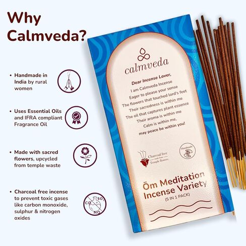 أعواد بخور كوبال بيضاء المكسيك - (40+ عصي) بخور سميك من الراتنج الطبيعي وخالي من الفحم النظيف مصنوع من الزهور المعاد تدويرها | البخور الروحي ذو الرائحة الحلوة للتطهير (Incienso De Copal) in Kuwait