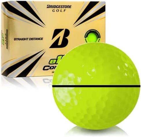 كرات جولف Bridgestone e12 Contact Matte Green AlignXL المخصصة in Saudi Arabia