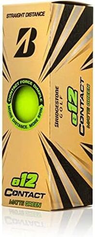 كرات جولف Bridgestone e12 Contact Matte Green AlignXL المخصصة in Saudi Arabia
