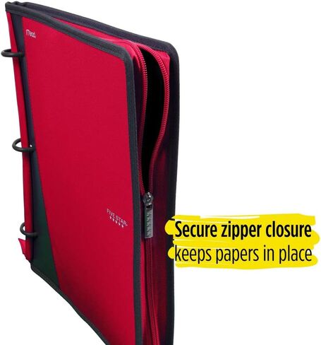 Five Star Flex Hybrid NoteBinder, 1 Inch Ring Binder, Notebook and Binder All-in-One, Teal (73420) in Saudi Arabia
