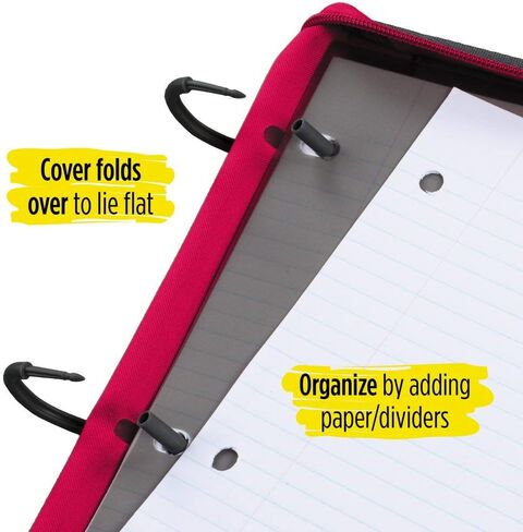 Five Star Flex Hybrid NoteBinder, 1 Inch Ring Binder, Notebook and Binder All-in-One, Teal (73420) in Saudi Arabia