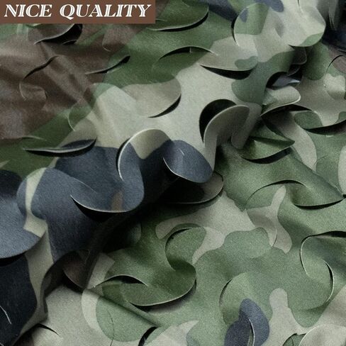 Camo Netting, Camouflage Net Ground Blind for Hunting, Camping, Sunshade, Shooting, Garden Fence Decorations in Kuwait