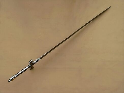 Handmade King Solomon Sword with Leather Sheath | Damascus Steel King Solomon Sword in Saudi Arabia