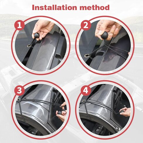 لمظلة السقف Jeep JL، مظلة بيكيني علوية شبكية JLU متوافقة مع Jeep Wrangler JL JLU Gladiator JT 2018-2024 ملحقات خارجية سوداء بأربعة أبواب in Saudi Arabia
