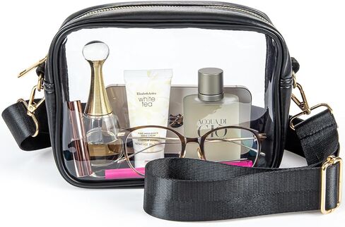 Clear Purses for Women Stadium Clear Crossbody Bag Clear Bag Stadium Approved for Concert Festival Sport in Kuwait