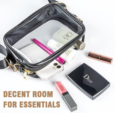 Clear Purses for Women Stadium Clear Crossbody Bag Clear Bag Stadium Approved for Concert Festival Sport in Kuwait