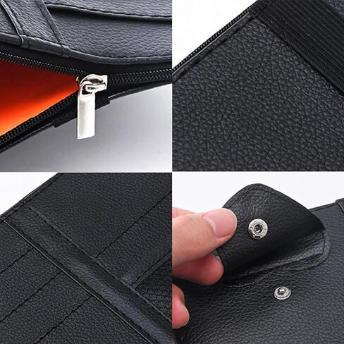 منظم حاجب السيارة، جيب حاجب السيارة التلقائي، حامل كيس تخزين حاجب الشاحنة، ملحقات داخلية للسيارات، مع سحاب شبكي متعدد الجيوب، in Kuwait