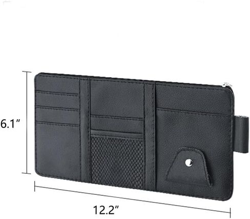 منظم حاجب السيارة، جيب حاجب السيارة التلقائي، حامل كيس تخزين حاجب الشاحنة، ملحقات داخلية للسيارات، مع سحاب شبكي متعدد الجيوب، in Kuwait