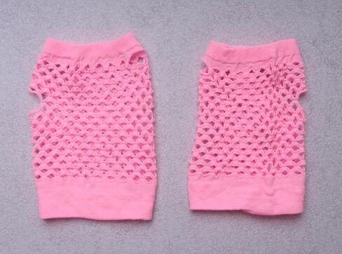 2 Pairs Fingerless Fishnet Gloves for Women 80s Retro Stretchy Mesh Gloves for Girls Costume Parties in Saudi Arabia
