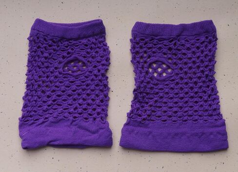 2 Pairs Fingerless Fishnet Gloves for Women 80s Retro Stretchy Mesh Gloves for Girls Costume Parties in Saudi Arabia