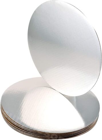 لوح كيك مطلي باللون الفضي مقاس 14 بوصة، 25 قيراط. in Kuwait