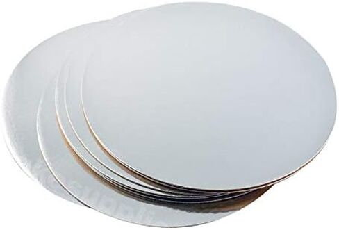 لوح كيك مطلي باللون الفضي مقاس 14 بوصة، 25 قيراط. in Kuwait