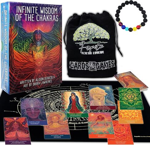 Bundles of Tarot and Oracles Cards Decks for Fortune Telling & Chakras (Dark Light Oracle) in Saudi Arabia