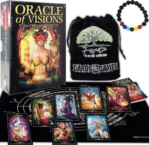 Bundles of Tarot and Oracles Cards Decks for Fortune Telling & Chakras (Dark Light Oracle) in Saudi Arabia