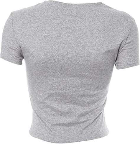 Baby Tees for Women Y2k Graphic Crop Tops Teen Girl Aesthetic Short Sleeve Slim Fit T Shirt Cute Summer Clothing in Kuwait