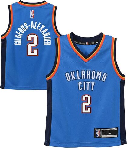 Shai Gilgeous-Alexander Oklahoma City Thunder NBA Boys Kids 4-7 Blue Icon Edition Player Jersey in Saudi Arabia